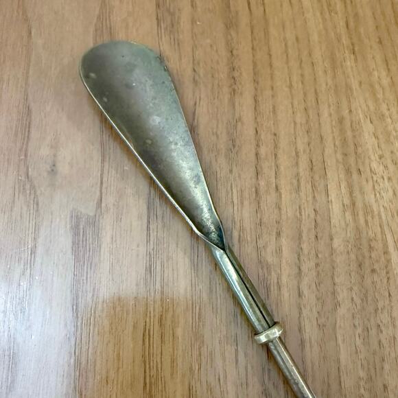 Vintage Brass Shoe Horn Back Scratcher Hand - Picture 6 of 9